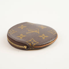 Louis Vuitton Round Coin Purse Monogram