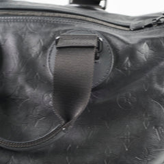 Louis Vuitton Speedy Monogram Bandouliere 40 Shadow Leather Black