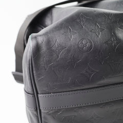 Louis Vuitton Speedy Monogram Bandouliere 40 Shadow Leather Black