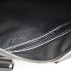 Louis Vuitton Speedy Monogram Bandouliere 40 Shadow Leather Black