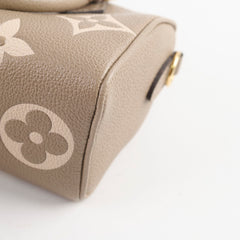 Louis Vuitton Nano Speedy Empreinte Grey/Cream