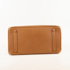 Hermès Hermes Birkin 35 Courchevel Gold GHW -C Square