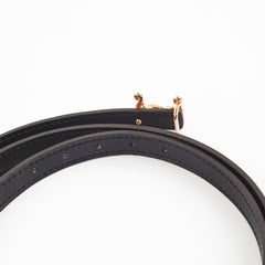 Hermes H Etoupe/Black Size 90cm Belt