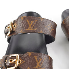 Louis Vuitton Bom Dia Comfort Flat Mules Monogram Size 39