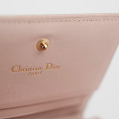 Dior Compact Wallet Pink