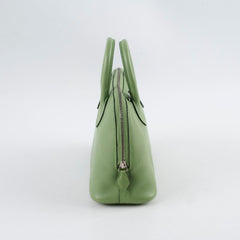 Hermes Mini Bolide Vert Criquet PHW Evercolor Z Stamp