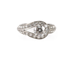 Platinum Diamond Solitaire Ring