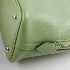 Hermes Mini Bolide Vert Criquet PHW Evercolor Z Stamp