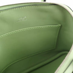 Hermes Mini Bolide Vert Criquet PHW Evercolor Z Stamp