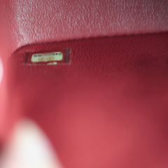Chanel Classic Flap Square Caviar Mini Red Crossbody - Series 24