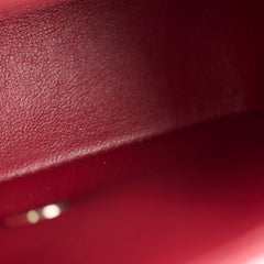 Chanel Classic Flap Square Caviar Mini Red Crossbody - Series 24