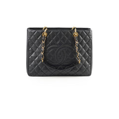 Chanel Grand Shopping Tote GST Caviar Black - Series 19