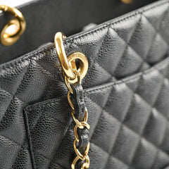 Chanel Grand Shopping Tote GST Caviar Black - Series 19