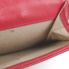 Chanel Fold Caviar Dark Pink Wallet