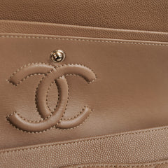Chanel Classic Flap Small Caviar Dark Beige