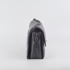 Chanel Large Seasonal Flap Black Lambskin Bag