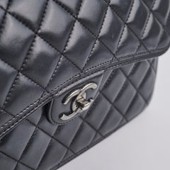 Chanel Large Seasonal Flap Black Lambskin Bag