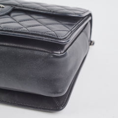 Chanel Large Seasonal Flap Black Lambskin Bag