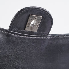 Chanel Large Seasonal Flap Black Lambskin Bag