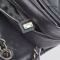 Chanel Large Seasonal Flap Black Lambskin Bag