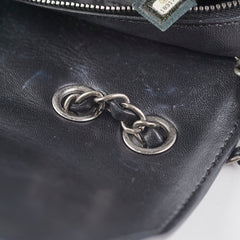 Chanel Large Seasonal Flap Black Lambskin Bag