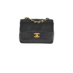 Chanel Vintage Mini Square Flap Black - Series 1