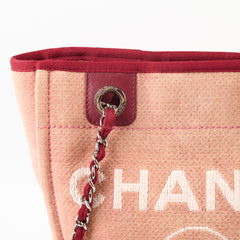 Chanel Deauville Tote Pink Small