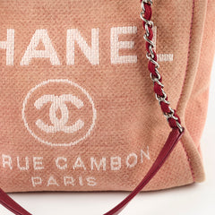Chanel Deauville Tote Pink Small