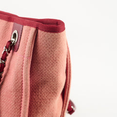 Chanel Deauville Tote Pink Small