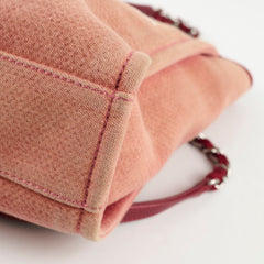 Chanel Deauville Tote Pink Small