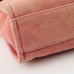 Chanel Deauville Tote Pink Small