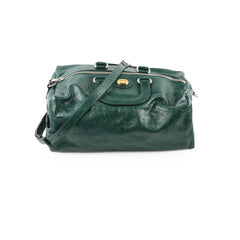 Gucci Green Grained Leather Bag
