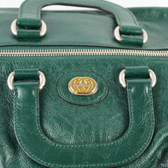 Gucci Green Grained Leather Bag