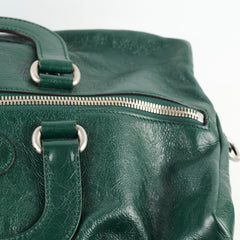 Gucci Green Grained Leather Bag