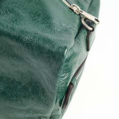 Gucci Green Grained Leather Bag