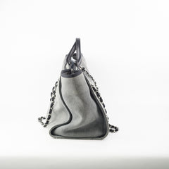 HOLD-Chanel Medium Deauville Tote Grey