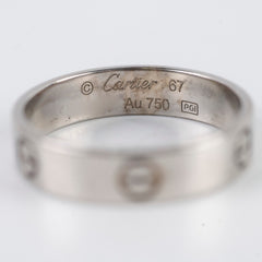Cartier Love Ring Classic White Gold - Size 67