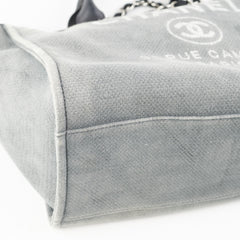 HOLD-Chanel Medium Deauville Tote Grey
