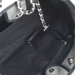 HOLD-Chanel Medium Deauville Tote Grey