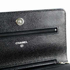 Chanel Caviar WOC Black