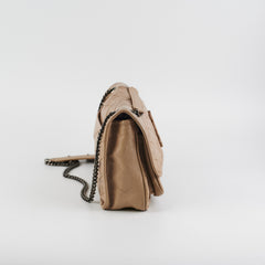 Saint Laurent Baby Nikki Grey/Brown Shoulder Bag