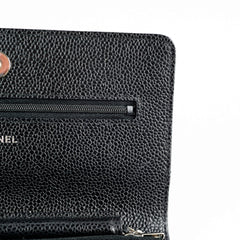Chanel Caviar WOC Black