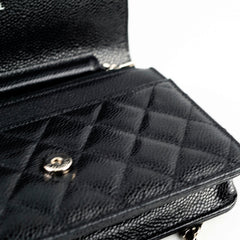 Chanel Caviar WOC Black