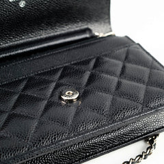 Chanel Caviar WOC Black