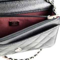 Chanel Caviar WOC Black