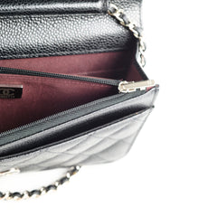 Chanel Caviar WOC Black