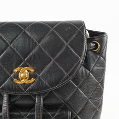 Chanel Vintage Duma Backpack Black