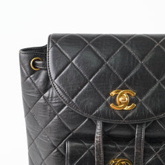 Chanel Vintage Duma Backpack Black
