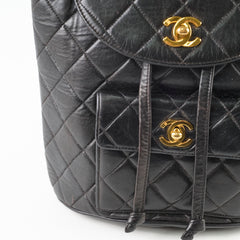 Chanel Vintage Duma Backpack Black