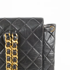 Chanel Vintage Duma Backpack Black